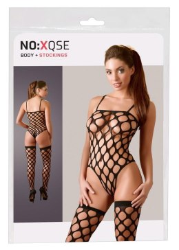 Eleganckie Bodystocking z Pończochami Rio S-L