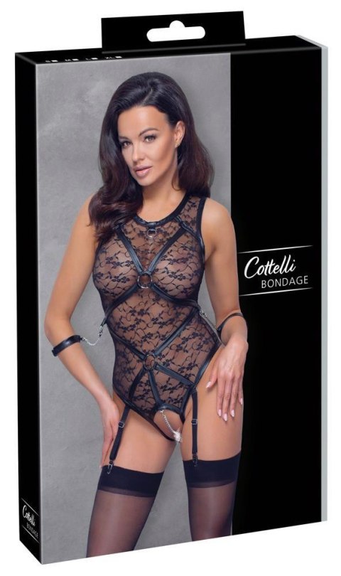 Body Cottelli BONDAGE czarne M
