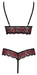 Zmysłowe body z otwartym krokiem L/XL