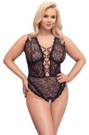 Zmysłowe Koronkowe Body Ouvert Cottelli CURVES 90D/XL