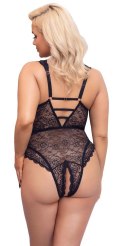 Zmysłowe Koronkowe Body Ouvert Cottelli CURVES 90D/XL