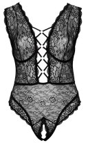 Zmysłowe Koronkowe Body Ouvert Cottelli CURVES 90D/XL