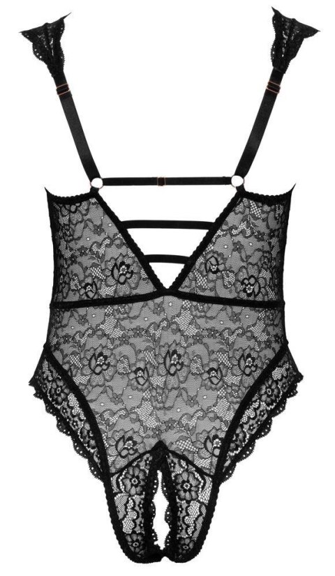 Zmysłowe Koronkowe Body Ouvert Cottelli CURVES 90D/XL