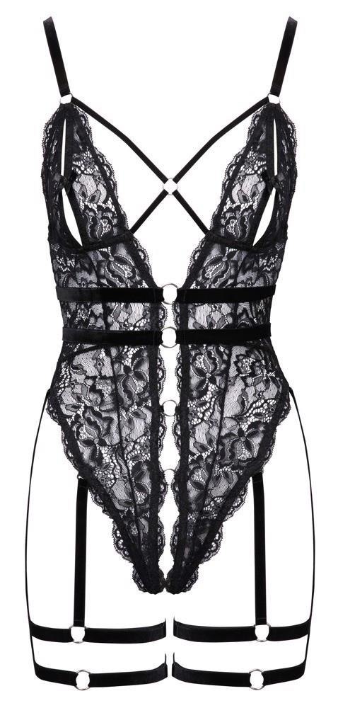 Zmysłowe Koronkowe Body Cottelli LINGERIE - Rozmiar L