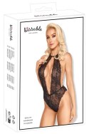 Eleganckie czarne body koronkowe L/XL