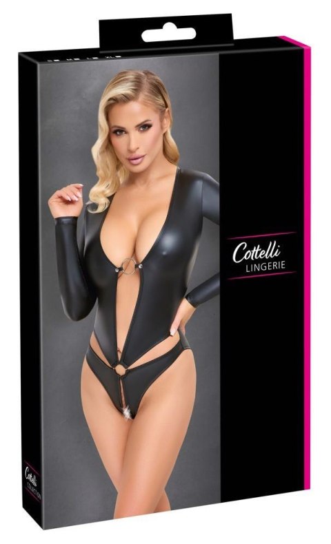 Eleganckie body z długim rękawem (S)