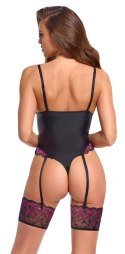 Eleganckie Body String z Paskami do Pończoch - Rozmiar S