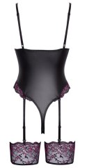 Eleganckie Body String z Paskami do Pończoch - Rozmiar S