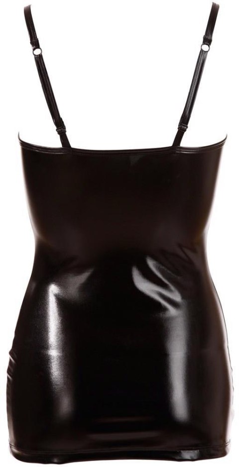 Zmysłowa Mini Sukienka Wet-Look S