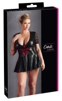 Kusząca czarno-czerwona sukienka mini XL