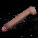 Realistyczny Wibrator Dildo REAL SOFTEE z Silikonu Platynowego, Ładowany USB, 10.5 Cala