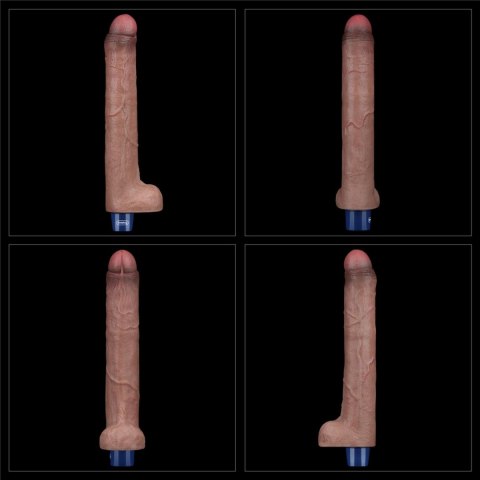 Realistyczny Wibrator Dildo REAL SOFTEE z Silikonu Platynowego, Ładowany USB, 10.5 Cala