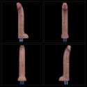 Lovetoy Real Softee: 11-calowy Realistyczny Wibrator Silikonowy z Funkcją Wibracji i Ładowania USB