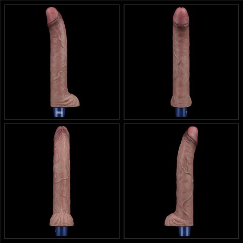 Lovetoy Real Softee: 11-calowy Realistyczny Wibrator Silikonowy z Funkcją Wibracji i Ładowania USB