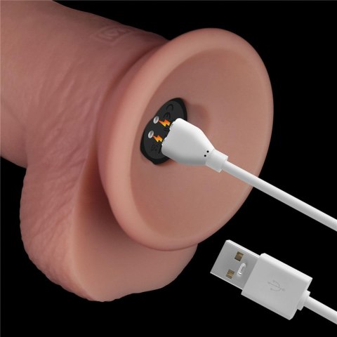 Realistyczne Wibrujące Dildo 8.5" Sliding Skin Pro II