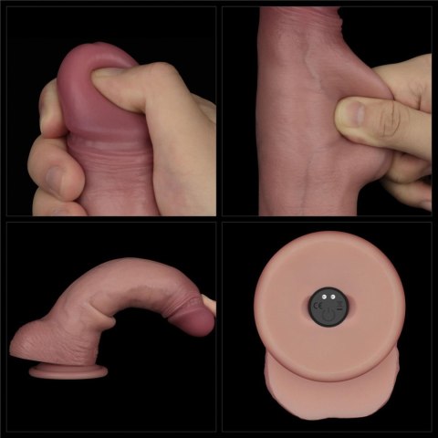Realistyczne Wibrujące Dildo 8.5" Sliding Skin Pro II