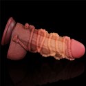 Realistyczne Dildo z Dwuwarstwowego Silikonu Platynowego 24 cm