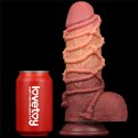 Realistyczne Dildo z Dwuwarstwowego Silikonu Platynowego 24 cm