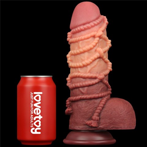 Realistyczne Dildo z Dwuwarstwowego Silikonu Platynowego 24 cm