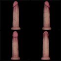 Wibrujące Dildo Sliding Skin Pro II – Realizm Dwuwarstwowego Silikonu, 22.9 cm