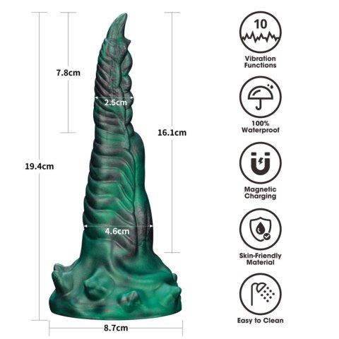 Dildo wibracyjne z podwójnym pazurem Savage Charm