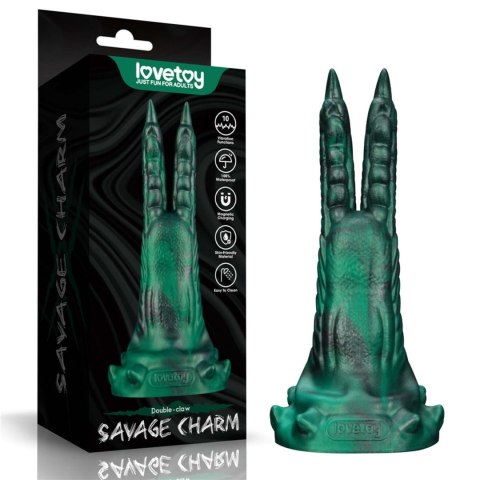 Dildo wibracyjne z podwójnym pazurem Savage Charm