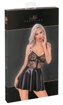 Elegancka Koronkowa Sukienka Noir L