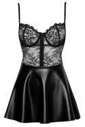Elegancka Koronkowa Sukienka Noir L