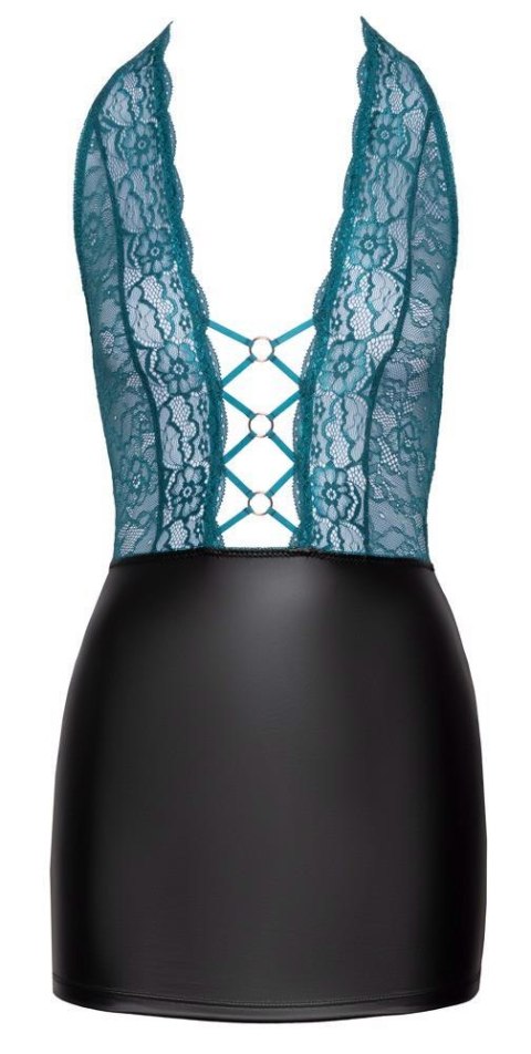 Cottelli Lingerie Sukienka w czerni i petrolu, rozmiar L