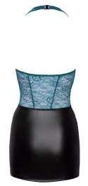 Cottelli Lingerie Sukienka w czerni i petrolu, rozmiar L