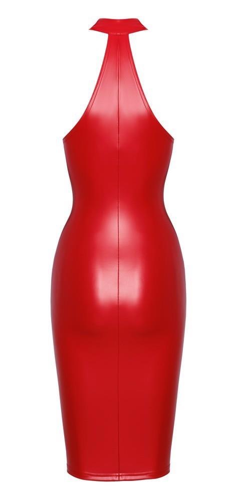 Elegancka Sukienka Noir w Intensywnej Czerwieni, Rozmiar L