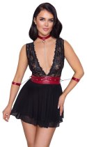 Babydoll z elementami BDSM L