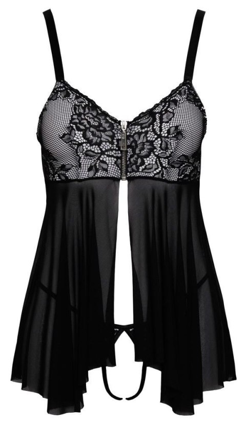 Kuszący zestaw Babydoll i stringów L