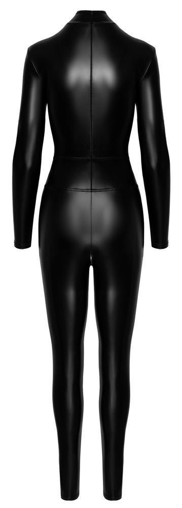 Elegancki Kombinezon Noir z Zamkami – L