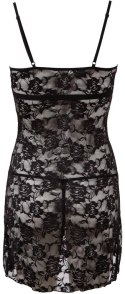 Seksowny Czarny Komplet Bielizny Chemise, Rozmiar M