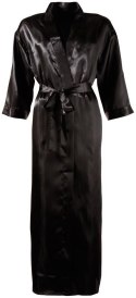 Zmysłowe Kimono S/M w Kolorze Czarnego Jedwabiu