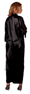 Zmysłowe Kimono S/M w Kolorze Czarnego Jedwabiu