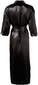 Zmysłowe Kimono S/M w Kolorze Czarnego Jedwabiu