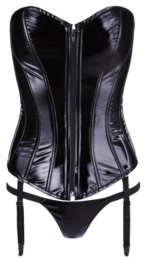 Winylowy Gorset Black Level – Czarny XL