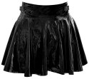 Zmysłowa Winylowa Mini Spódniczka Black Level