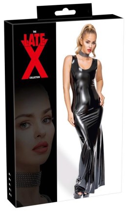 Elegancka długa sukienka lateksowa 2XL