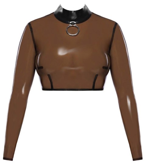 Zmysłowy Lateksowy Crop Top 2XL