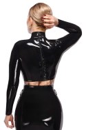 Lateksowy Top z Otwartymi Miseczkami XL
