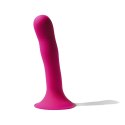 Dildo HITSENS 4 – Podwójna Gęstość, Różowe (17,3 cm)