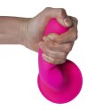 Dildo HITSENS 4 – Podwójna Gęstość, Różowe (17,3 cm)