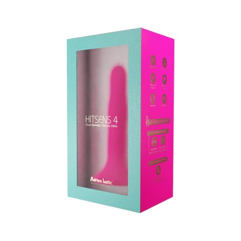 Dildo HITSENS 4 – Podwójna Gęstość, Różowe (17,3 cm)