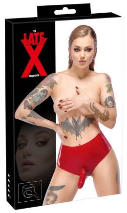 Figi z Lateksu z Realistycznym Dildo 2XL