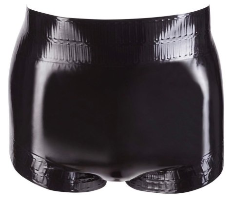 Eleganckie Lateksowe Majtki w Stylu Pieluchy – Czarne XL