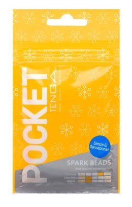 Tenga Pocket Spark Beads – Dyskretny Masturbator z Perłowymi Wypustkami