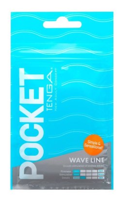 Kieszonkowy Masturbator Tenga Pocket Wave Line